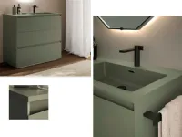 Mobile bagno in laccato opaco modello Sintesi m3system tekcolormatt 105 di Baxar a prezzo Outlet