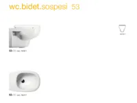 Mobile bagno Artigianale Gsi coppia sanitari wc + bidet sospesi - serie x2 - 781811 e 786411 con un ribasso imperdibile