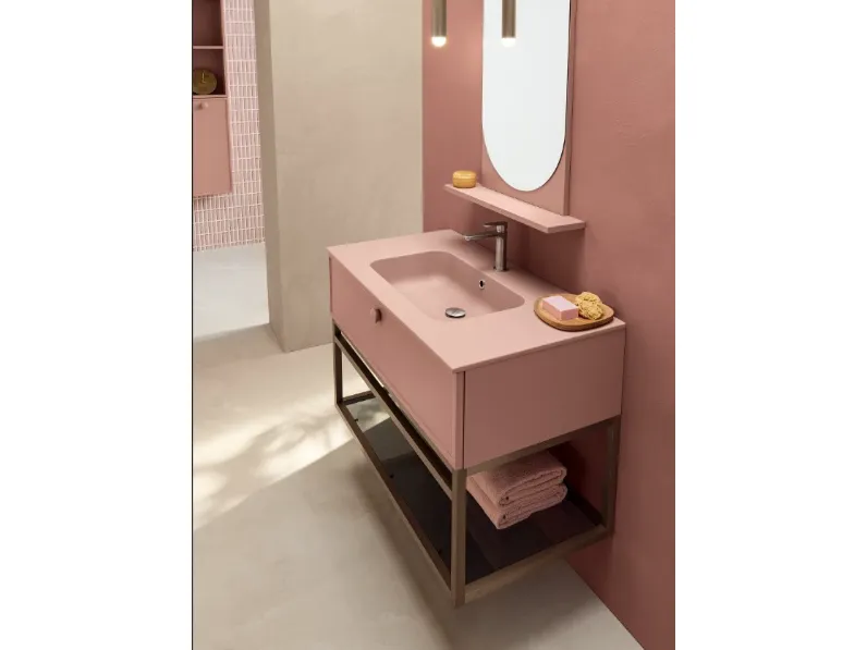 Mobile bagno sospeso Picta 11 di Artigianale SCONTATO - 40%
