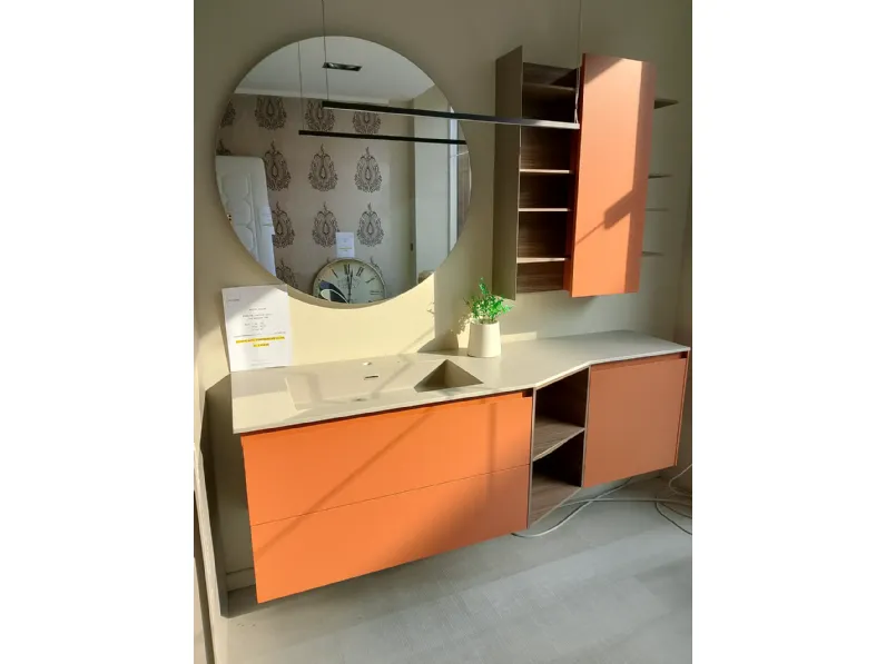 M system 2 Azzurra: mobile bagno sospeso A PREZZI OUTLET
