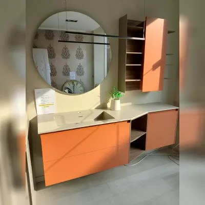 M system 2 Azzurra: mobile bagno sospeso A PREZZI OUTLET