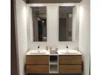 Mobile arredo bagno Sospeso Compab Bagno f4 bi-go da esposizione a prezzi scontati