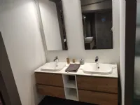 Mobile arredo bagno Sospeso Compab Bagno f4 bi-go da esposizione a prezzi scontati