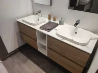 Mobile arredo bagno Sospeso Compab Bagno f4 bi-go da esposizione a prezzi scontati