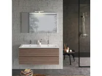 Mobile bagno moderno 2lavabi syntesi 120  di Baxar in OFFERTA OUTLET - 30%