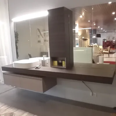 Mobile bagno Sospeso Composizione mobile bagno m3 system Baxar scontato - 40%