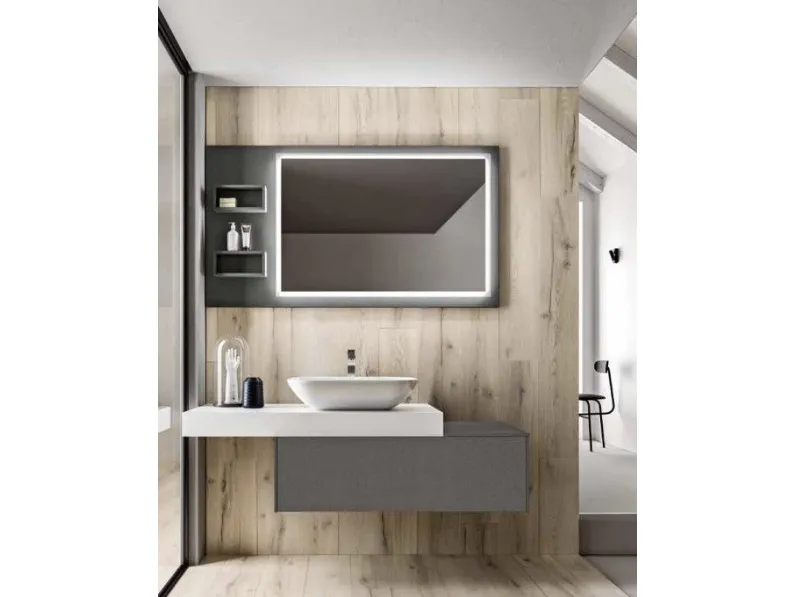 Mobile Bagno Moderno di Cerasa modello Bianca 8 