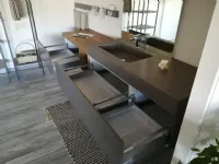 Mobile bagno Cerasa Play con lavabo in ecomalta integrato nel top