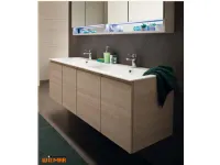 Mobile bagno Compab Composizione con doppio lavabo IN OFFERTA OUTLET