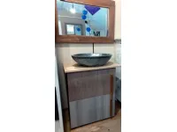 Mobile bagno completo design  grigio e ocra  Outlet etnico: mobile da bagno A PREZZI OUTLET