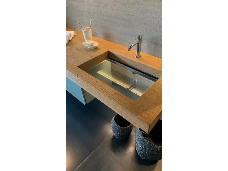 Mobile bagno in legno modello Lavabo depth e cestone 36e8 di Lago a prezzo scontato