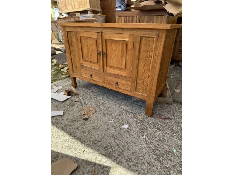 Mobile bagno Mobile credenza bagno teak Outlet etnico SCONTATO a PREZZI OUTLET