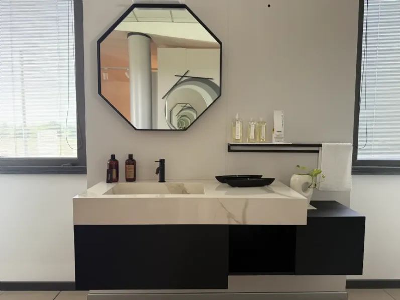 Mobile bagno in legno modello Dogma di Ideagroup a prezzo Outlet