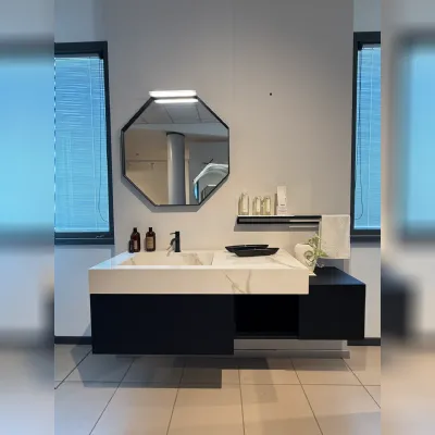 Mobile bagno in legno modello Dogma di Ideagroup a prezzo Outlet