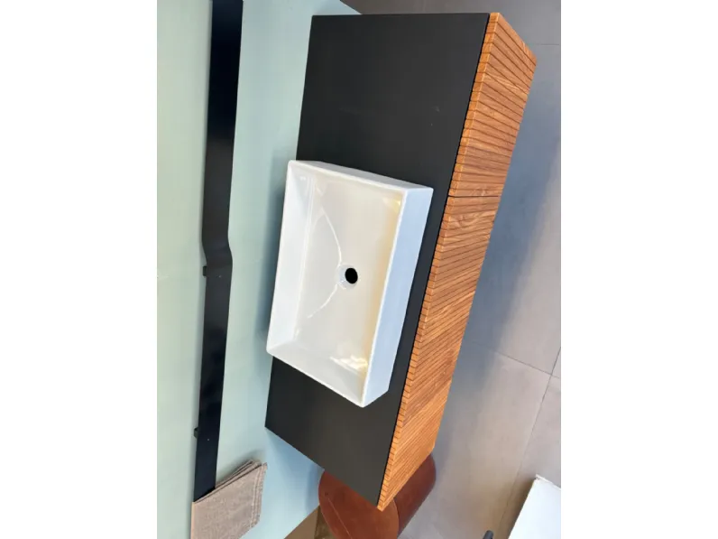 Mobile bagno Door strips teak Moab 80 SCONTATO a PREZZI OUTLET