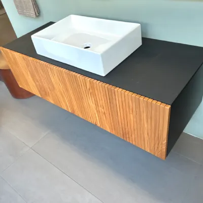Mobile bagno Door strips teak Moab 80 SCONTATO a PREZZI OUTLET