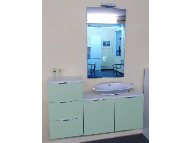 Mobile bagno Idrobath verde Birex SCONTATO a PREZZI OUTLET