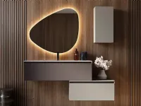 Mobile per il bagno Artigianale Bagno con base sospesa e specchiera in offerta