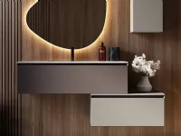 Mobile per il bagno Artigianale Bagno con base sospesa e specchiera in offerta