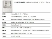 Mobile bagno in laminato modello Home plus liscio di Arbi a prezzo Outlet