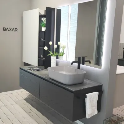 Mobile bagno in laminato modello M3 system di Baxar a prezzo Outlet