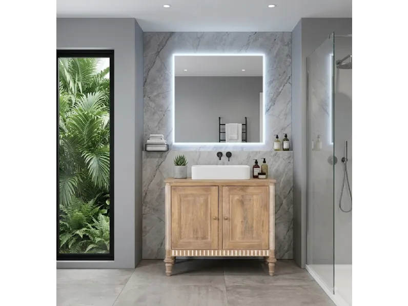 ARREDO BAGNO Outlet etnico: mobile SCONTATO in OFFERTA OUTLET - 32%