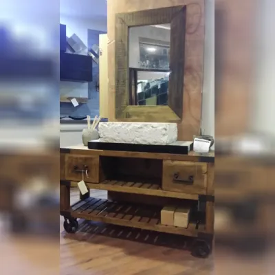 mobile bagno recicle industrial con ruote iron india