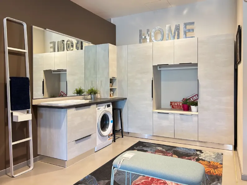 Mobile bagno lavanderia Lavanderia con lavabo  di Compab SCONTATO - 50%