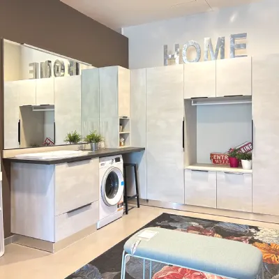 Mobile bagno lavanderia Lavanderia con lavabo  di Compab SCONTATO - 50%