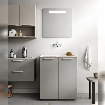 Mobile bagno Lavanderia Regola Cerasa con forte sconto