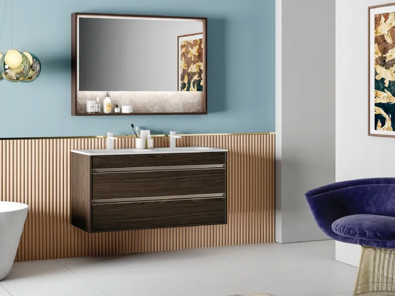Mobile arredo bagno Sospeso Mastella Smart.46-18 con sconto