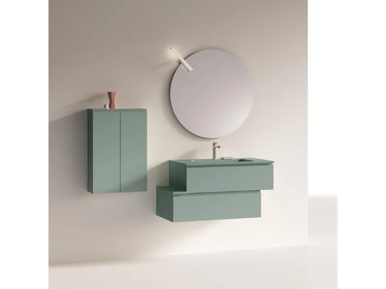 Mobile bagno in laminato modello Mini mo 06 di Artigianale a prezzo Outlet