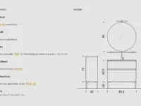 Mini mo 07 Artigianale: mobile bagno sospeso A PREZZI OUTLET