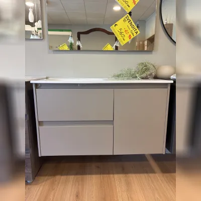 Arredamento bagno: mobile Artigianale Mobile bagno color tortora  a prezzi outlet