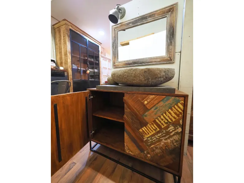 Mobile bagno Mobile bagno industrial colorato  in offerta  Nuovi mondi cucine SCONTATO a PREZZI OUTLET