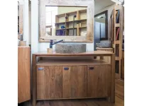 Mobile per la sala da bagno Nuovi mondi collection Mobiule bagno legnop di acacia india    a prezzo scontato