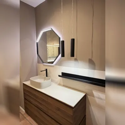 Mobile bagno in laminato modello Bagno a terra di Baxar in Offerta Outlet