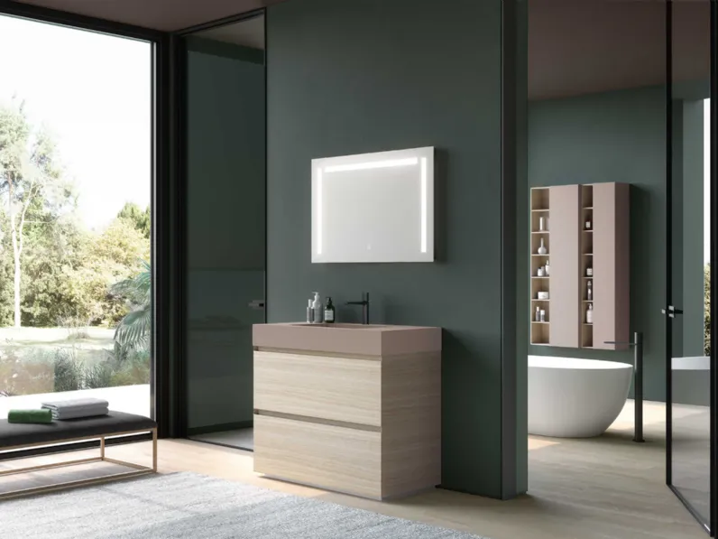 Mobile per il bagno Baxar Block system soft c24 in offerta