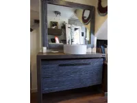 mobile bagno  moderno noce con maniglione design bambu