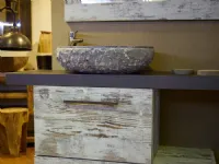 Mobile per la sala da bagno Nuovi mondi cucine Bagno vintage shabby chic in Offerta Outlet