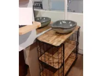 Mobile bagno Nuovi mondi cucine Mobile bagno industrial legno c ruote in offerta con un ribasso imperdibile