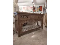 Mobile bagno A terra Consolle bagno teak 140 cm  Outlet etnico a prezzo ribassato