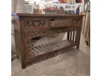 Mobile bagno A terra Consolle bagno teak 140 cm  Outlet etnico a prezzo ribassato
