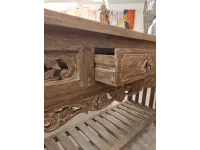 Mobile bagno A terra Consolle bagno teak 140 cm  Outlet etnico a prezzo ribassato
