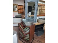 Mobile bagno Outlet etnico Mobile bagno renes vintage  con 3 cassetti   IN OFFERTA OUTLET