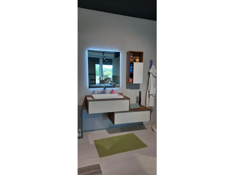 Mobile Bagno Archeda: OFFERTA OUTLET! Sospeso, design moderno. Acquista ora!