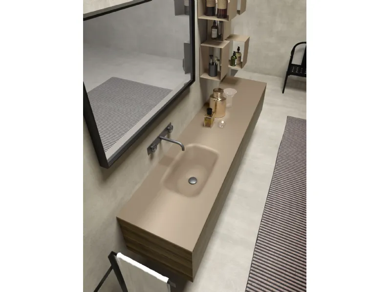 Mobile bagno Sospeso Bagno 07 system m2 Baxar a prezzo ribassato