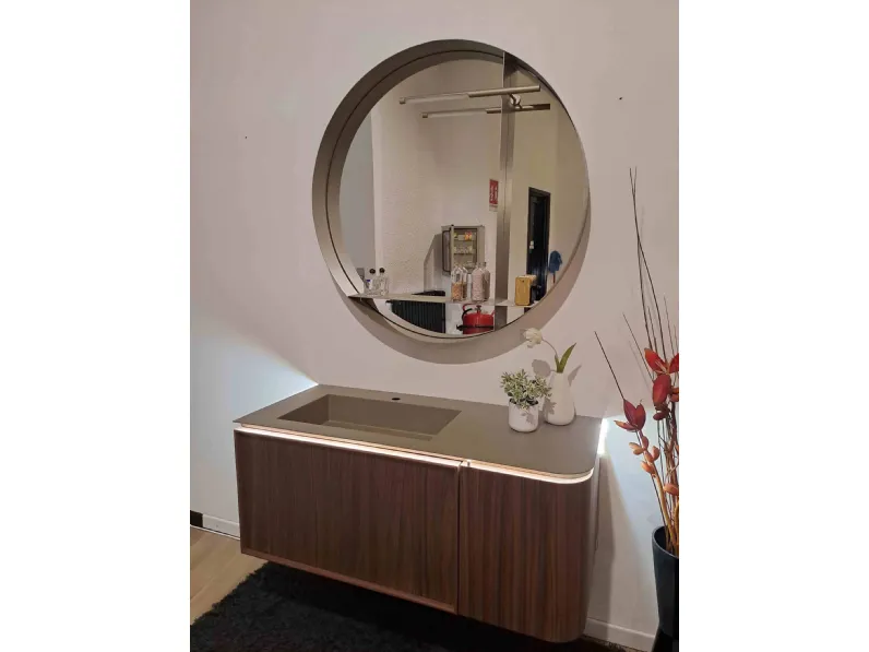 Mobile arredo bagno Sospeso Cerasa Bagno cerasa noce canaletto cannettato a prezzi scontati