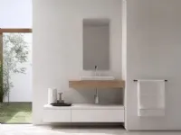 Mobile bagno in legno modello Bagno con 2 basi sospese 06 di Artigianale a prezzo scontato
