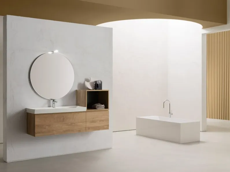 Mobile arredo bagno Sospeso Compab Blocco8 da expo convenienti